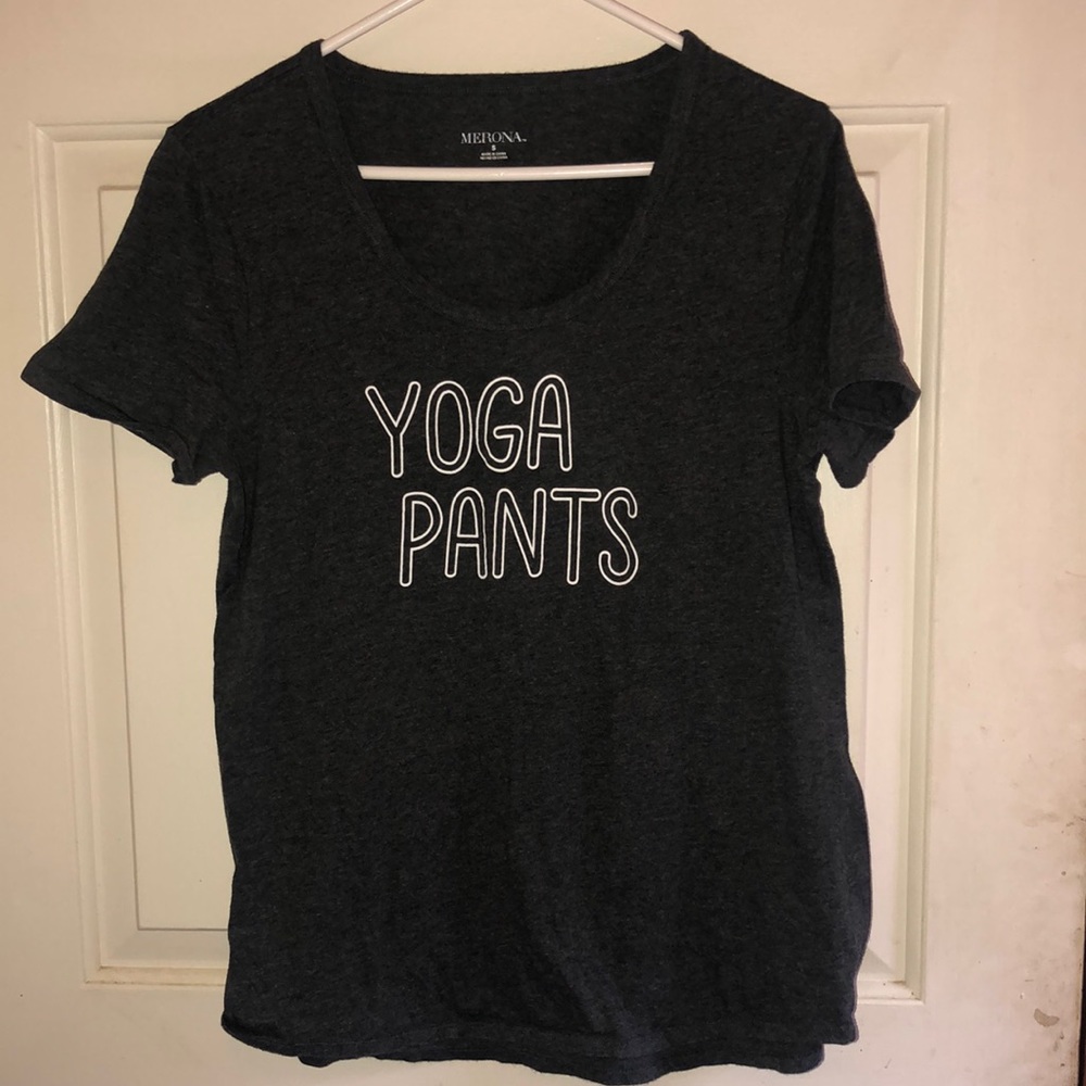 “Yoga Pants” tee (small)